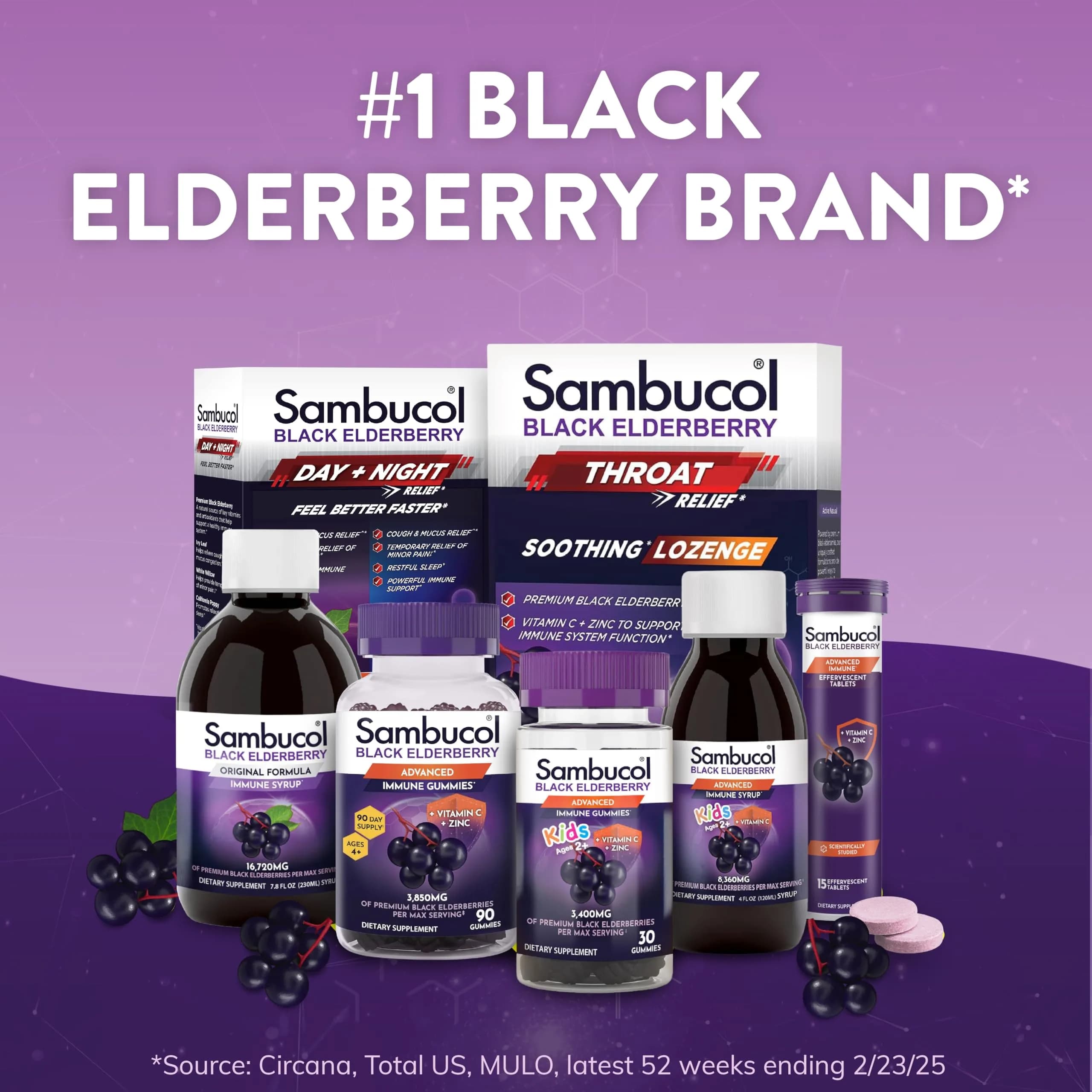 Sambucol Black Elderberry Effervescent Tablets 30 Count (Pack of 2) | Immune Support with Zinc & Vitamin C - view 8