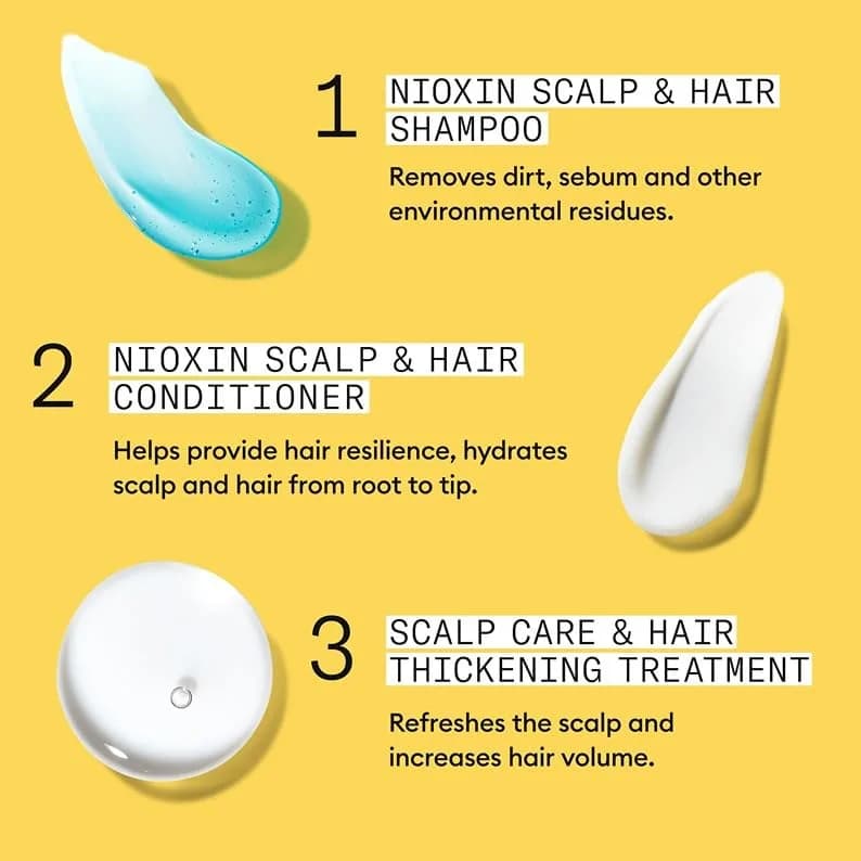 NIOXIN System 1 Hair Thickening Treatment 23.6 Fl Oz (700 ml) | For Natural Hair with Light Thinning | Strengthens & Boosts Density - view 8