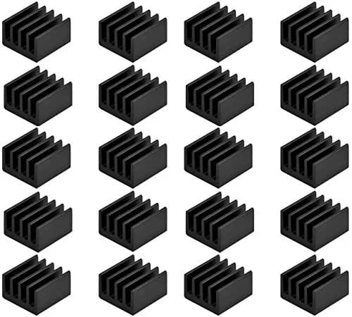 Easycargo 20pcs 9mm Small Aluminum Heatsink Kit | Passive Cooling for VRM & GPU thumbnail 4