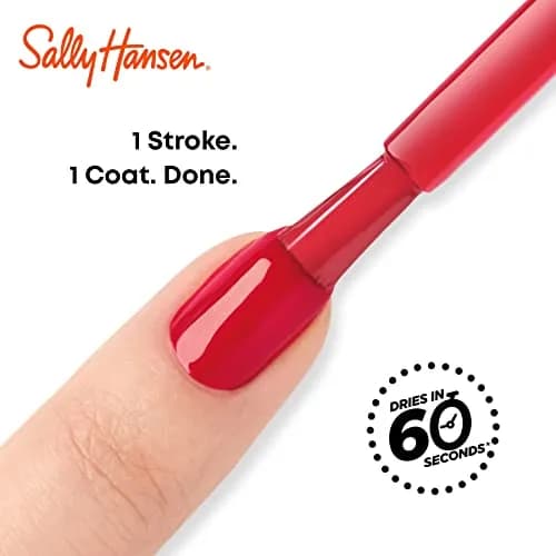 Sally Hansen Insta-Dri Nail Polish White On Time, 9ml (0.31 Fl Oz) | Quick Dry, Long Lasting, Shiny Finish thumbnail 2
