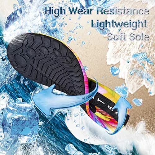 YALOX Water Shoes Women's Men's Outdoor Beach Swimming Aqua Socks Quick-Dry Barefoot Shoes Surfing Yoga Pool Exercise | Breathable & Shock Absorbing thumbnail 4