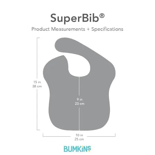 Bumkins SuperBib Baby & Toddler Bibs 3-Pack | Waterproof, Adjustable, Mess Saver for 6-24 Months thumbnail 8