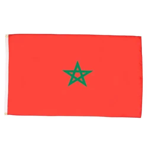 AZ FLAG Morocco Flag 3x5 ft | Moroccan Polyester Flag with Metal Grommets for Indoor Use thumbnail 1