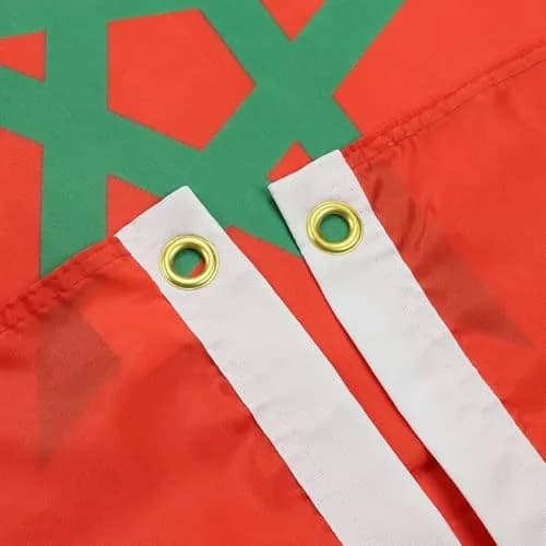 AZ FLAG Morocco Flag 3x5 ft | Moroccan Polyester Flag with Metal Grommets for Indoor Use thumbnail 2