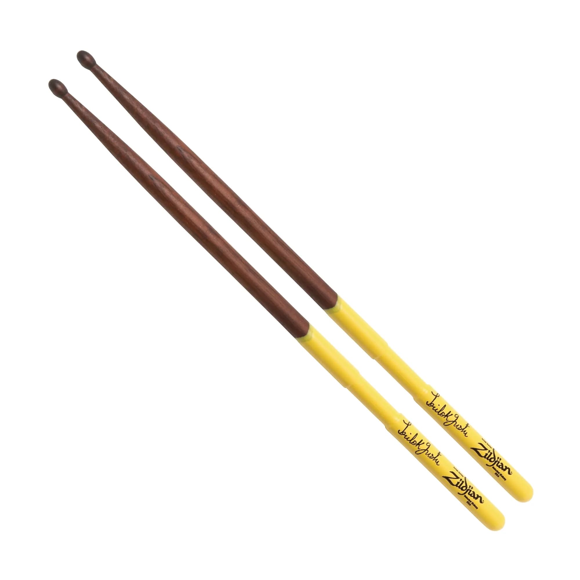 Zildjian Trilok Gurtu Artist Series Drumsticks | Unique Notch & Jazz Dimensions for Speed & Articulation — TRILOK GURTU