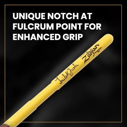 Zildjian Trilok Gurtu Artist Series Drumsticks | Unique Notch & Jazz Dimensions for Speed & Articulation thumbnail 5