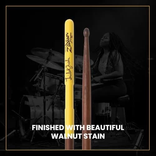 Zildjian Trilok Gurtu Artist Series Drumsticks | Unique Notch & Jazz Dimensions for Speed & Articulation thumbnail 8