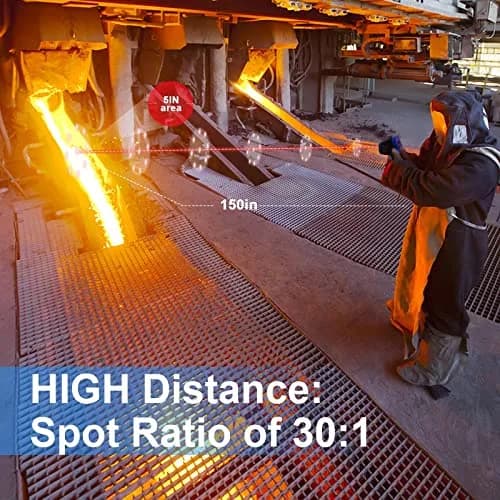 BTMETER BT-1500 High Temp Infrared Thermometer Gun -58°F to 2732°F | Non-Contact Laser Temp thumbnail 3