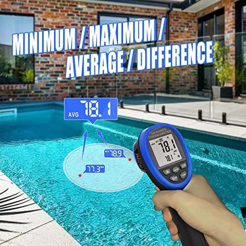 BTMETER BT-1500 High Temp Infrared Thermometer Gun -58°F to 2732°F | Non-Contact Laser Temp thumbnail 4
