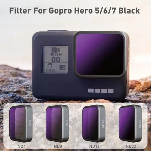 LENSKINS ND32 Filter for GoPro Hero 7 Black/Hero 6 Black/Hero 5 Black | Ultra Slim, Japanese Optic Glass, Nano Coated thumbnail 2