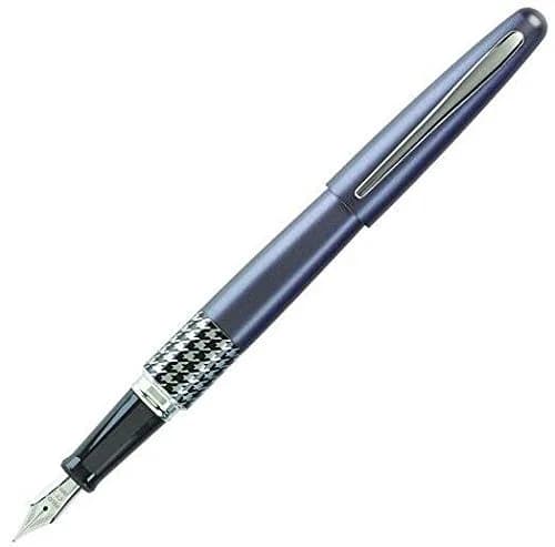 Pilot Metropolitan Retro Pop Gray Fountain Pen 1.0 mm Stub Nib | Smooth Ink Flow thumbnail 1