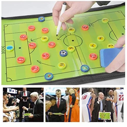 FOCCTS Magnetic Soccer Coaching Board 42 x 28.5 cm | Tactical Magnetic Clipboard for Coaches thumbnail 9