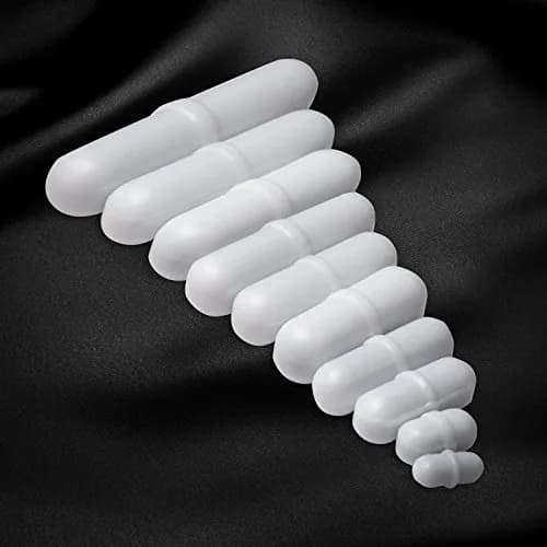 Yizerel PTFE Magnetic Stirrer Stir Bars Set (10pcs, 2-35mm) | Essential Lab Consumables thumbnail 4