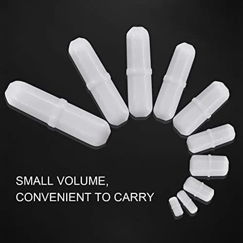 Yizerel PTFE Magnetic Stirrer Stir Bars Set (10pcs, 2-35mm) | Essential Lab Consumables thumbnail 6