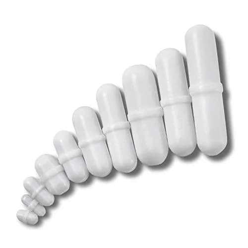 Yizerel PTFE Magnetic Stirrer Stir Bars Set (10pcs, 2-35mm) | Essential Lab Consumables thumbnail 1