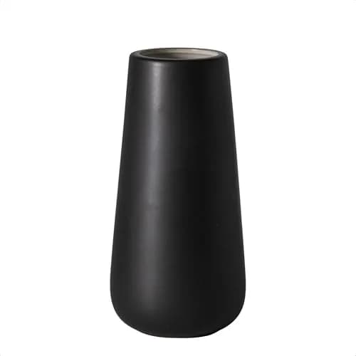 D'vine Dev 8 Inch Ceramic Flower Vase Matte Finishing | Minimalist Home Décor thumbnail 1