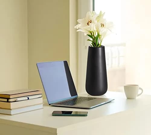 D'vine Dev 8 Inch Ceramic Flower Vase Matte Finishing | Minimalist Home Décor thumbnail 5