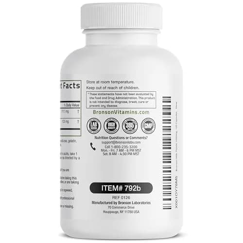 Bronson Milk Thistle Silymarin Marianum & Dandelion Extract, 120 Capsules | Liver Support & Detox thumbnail 7