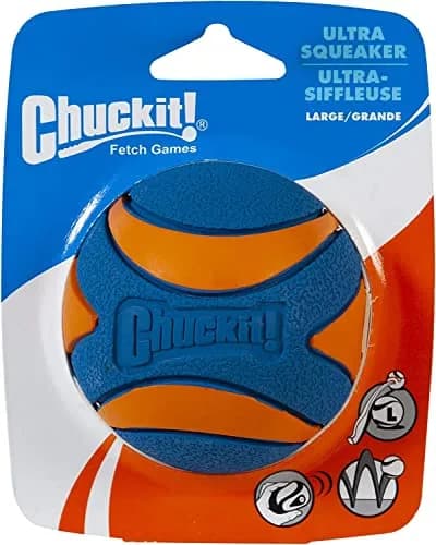 Chuckit! Ultra Squeaker Ball Large | Durable Rubber Fetch Toy for Dogs thumbnail 7