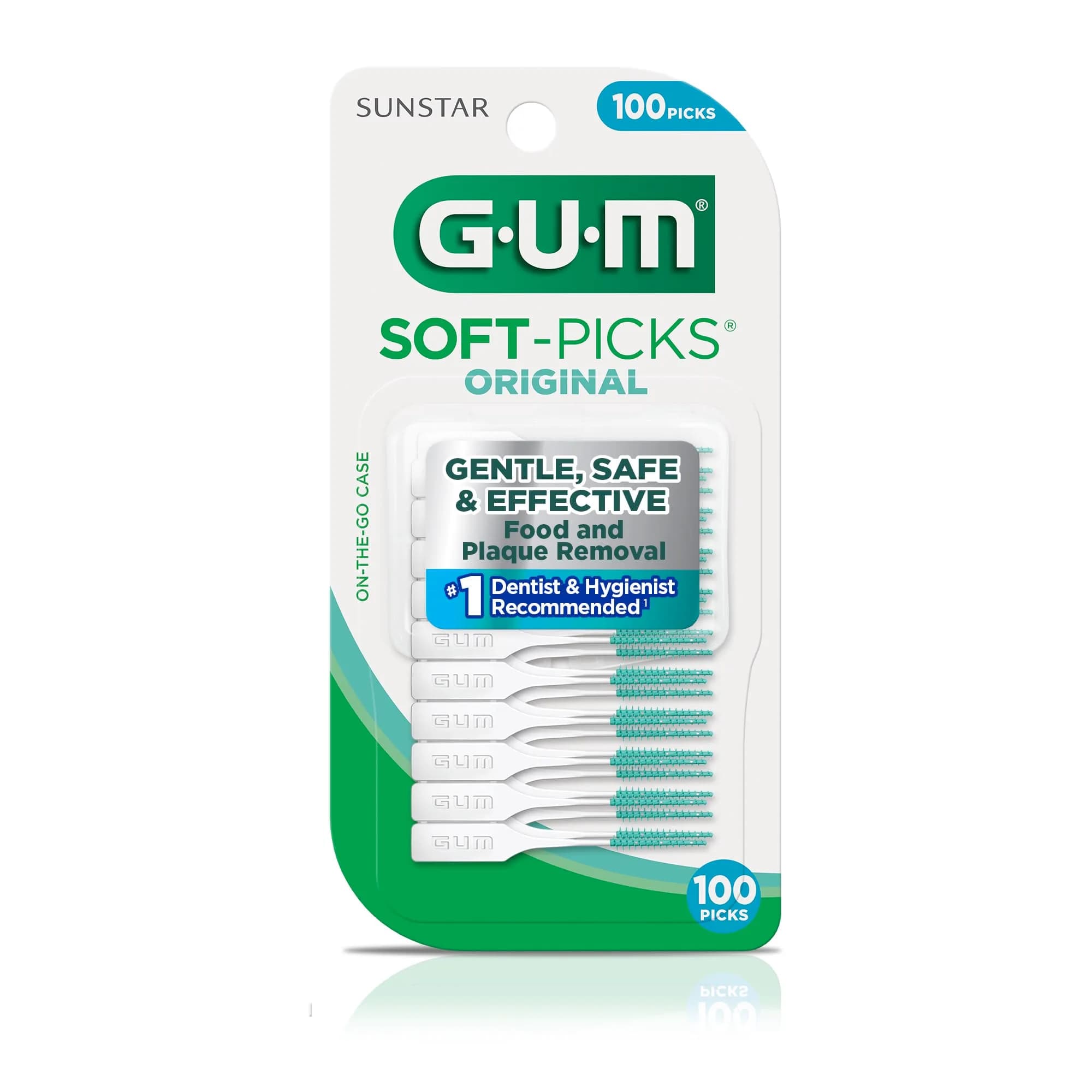 GUM Soft-Picks Original Interdental Picks 100 Count | Dentist Recommended for Gum Health - view 8