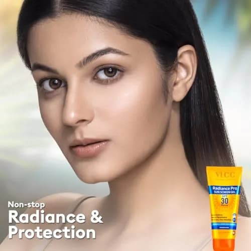 VLCC Radiance Pro SPF 30 PA+++ Sun Screen Gel 50ml (1.69 Fl Oz) | Broad Spectrum Protection for Indian Summer thumbnail 3