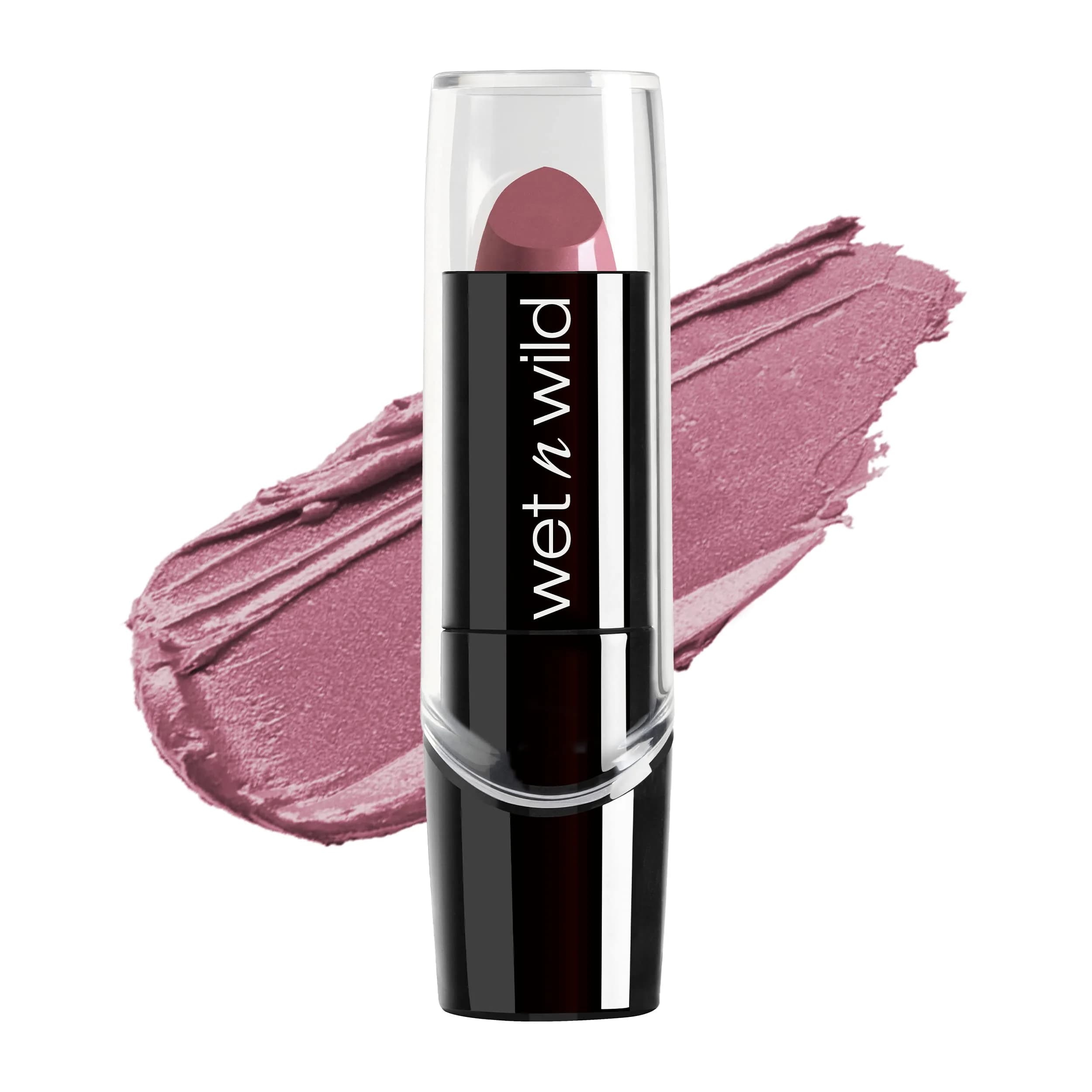 wet n wild Silk Finish Lipstick, Secret Muse | Hydrating Rich Buildable Lip Color, Satin Finish - main product image