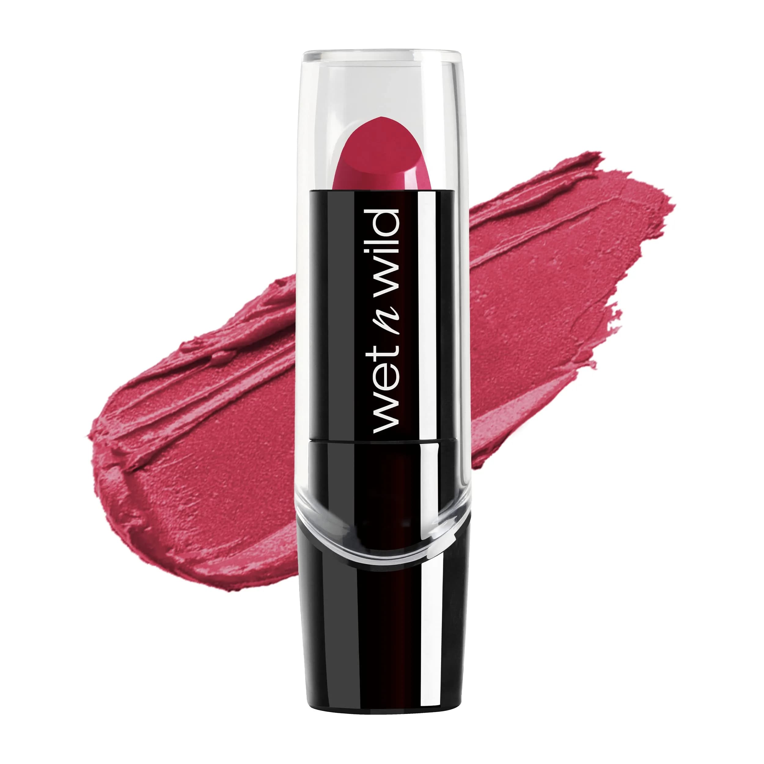 wet n wild Silk Finish Lipstick - In The Near Fuchsia | Hydrating, Buildable Lip Color - main product image