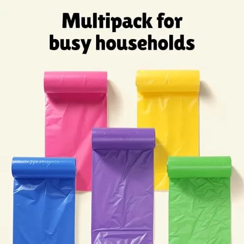 FORID 2.6 Gallon Colored Trash Bags | Extra Thick, Odorless, Multi-Colored, 150 Bags thumbnail 6