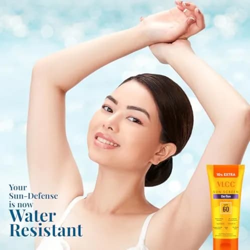 VLCC SPF60 Sunscreen Gel Creme 100gm (3.55 oz) | Water Resistant Formula for All Skin Types thumbnail 7