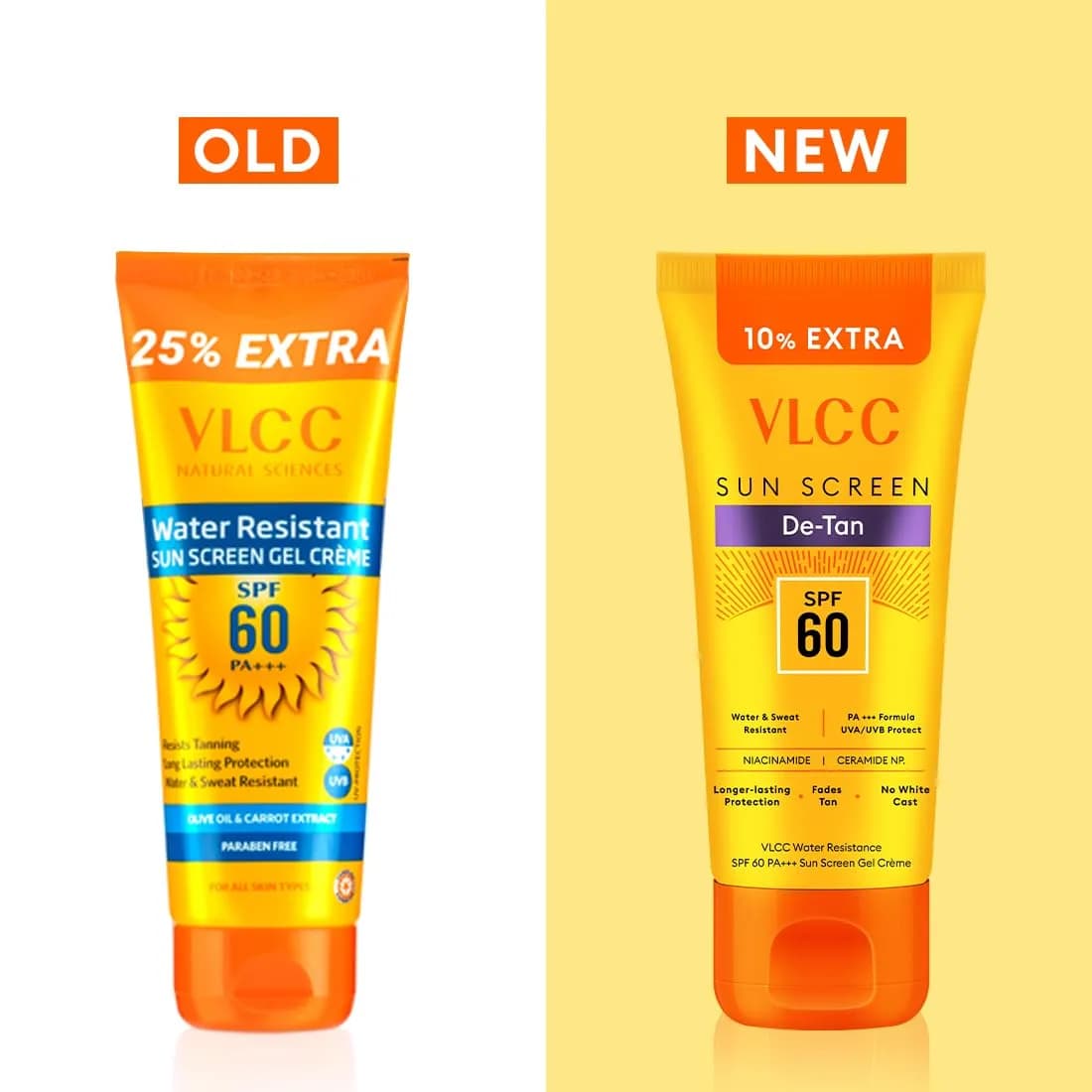 VLCC SPF60 Sunscreen Gel Creme 100gm (3.55 oz) | Water Resistant Formula for All Skin Types - view 2