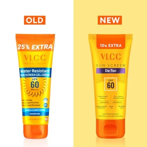VLCC SPF60 Sunscreen Gel Creme 100gm (3.55 oz) | Water Resistant Formula for All Skin Types thumbnail 2