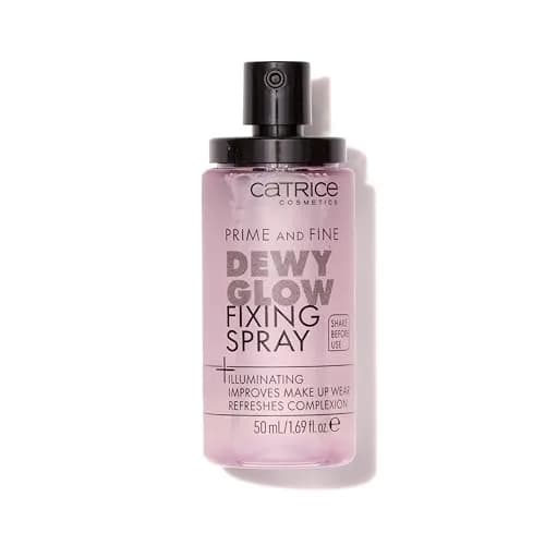 Catrice Prime & Fine Illuminating Dewy Glow Spray 50ml (1.69 Fl Oz) | Transparent Face Mist for Dewy Shimmer — 50 mL