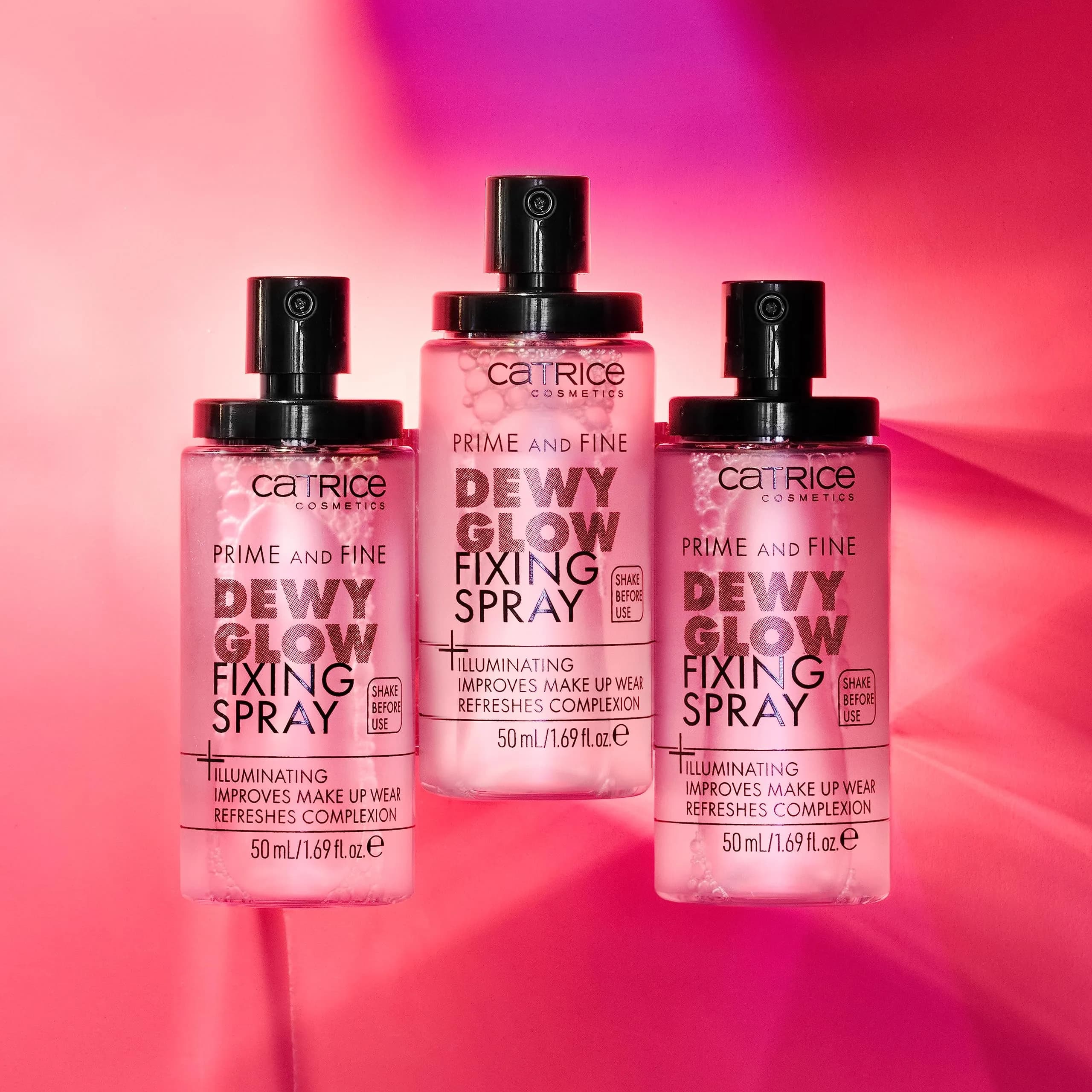 Catrice Prime & Fine Illuminating Dewy Glow Spray 50ml (1.69 Fl Oz) | Transparent Face Mist for Dewy Shimmer - view 5