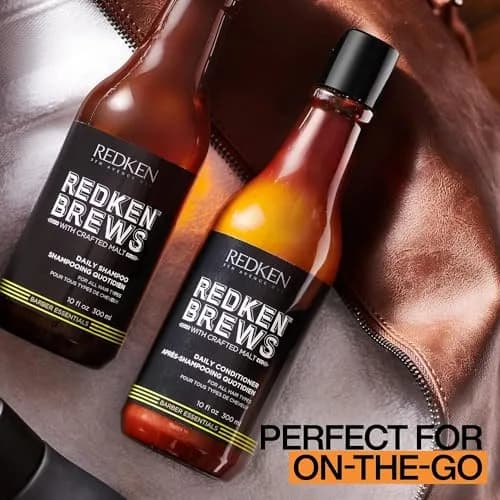 Redken Brews Daily Shampoo – Lightweight Hydration 300ml (10 Fl Oz) | For All Hair Types thumbnail 5