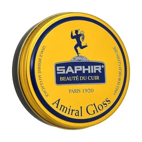 Saphir Amiral Gloss Leather Shoe Care Polish Wax 50 ml (1.7 fl oz) | Creates High Gloss Mirror Shine thumbnail 1