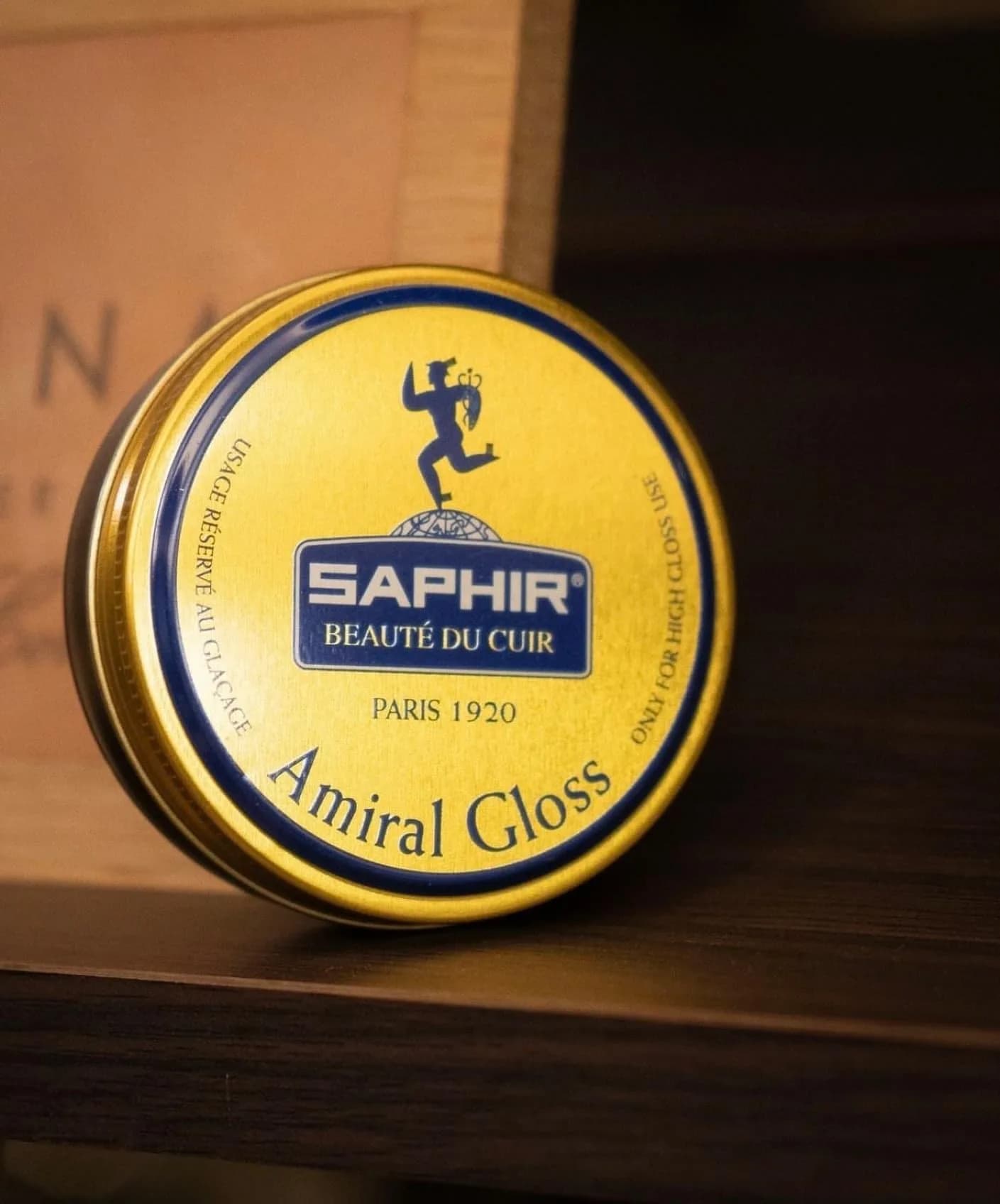 Saphir Amiral Gloss Leather Shoe Care Polish Wax 50 ml (1.7 fl oz) | Creates High Gloss Mirror Shine - view 4