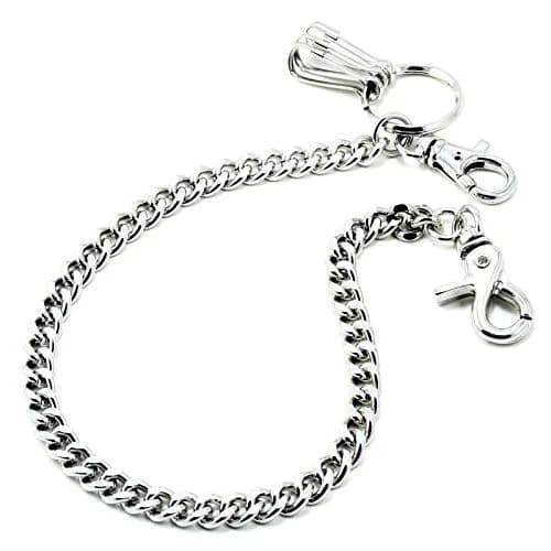 Double K Wallet Chain 21" Silver | Heavy Duty Trucker Style (70-120 chars) thumbnail 1