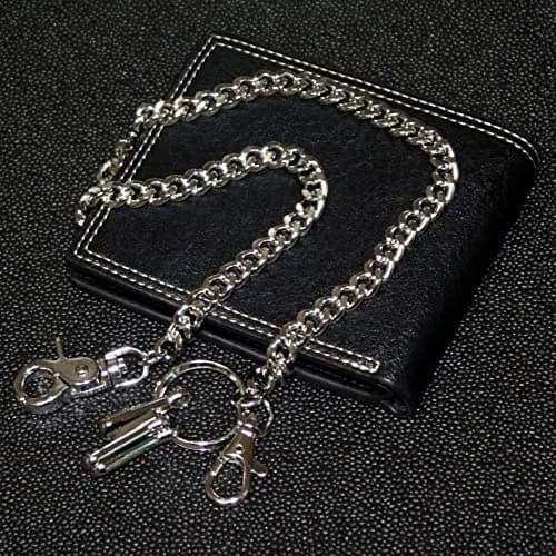 Double K Wallet Chain 21" Silver | Heavy Duty Trucker Style (70-120 chars) thumbnail 6