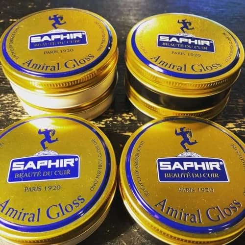Saphir Amiral Gloss Leather Shoe Care Polish Wax 50ml (1.69 Fl Oz) | High Gloss Mirror Shine for Dress Shoes thumbnail 3