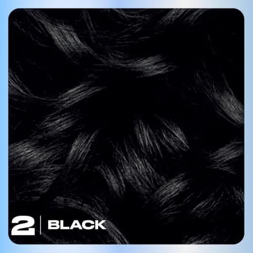 Clairol Nice'n Easy Permanent Hair Dye 2 Black, 6.26 Fl Oz (Pack of 1) | 100% Gray Coverage thumbnail 3
