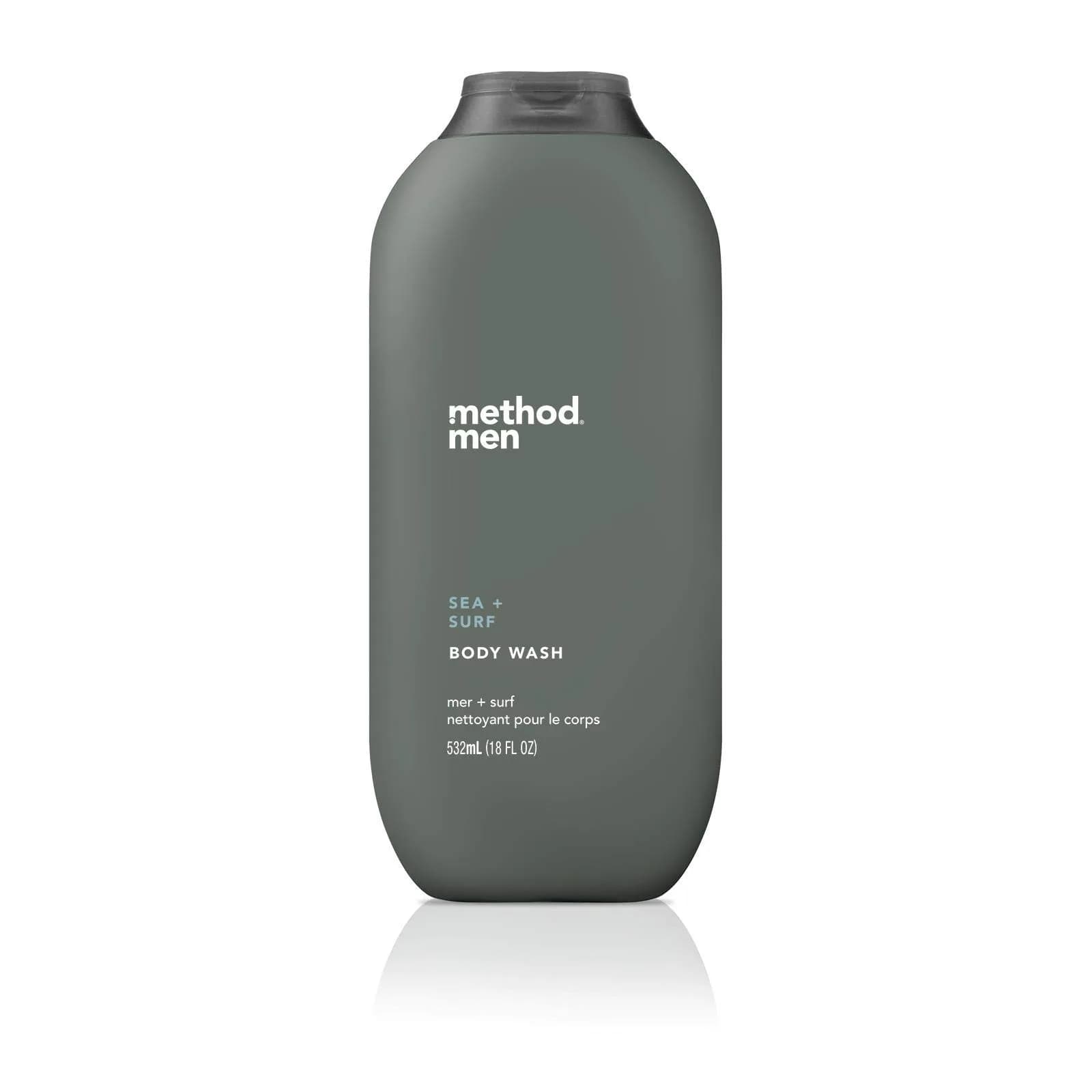 Method Men Body Wash Sea + Surf 532ml (18 Fl Oz) | Naturally Derived Formula - main product image
