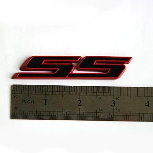 Yoaoo OEM Ss Emblem Badge 3D Compatible with Zl1 1LE Series 3.6 inches | Weatherproof Alloy Car Badge thumbnail 4