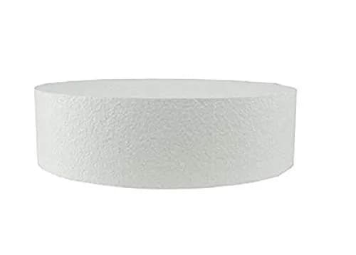 Oasis Supply 2” High, 6” Round Faux Cake Dummy for Displays & Crafts — 2” High, 6” Round