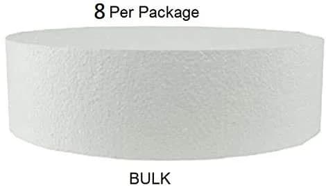 Oasis Supply 2” High, 6” Round Faux Cake Dummy for Displays & Crafts thumbnail 2