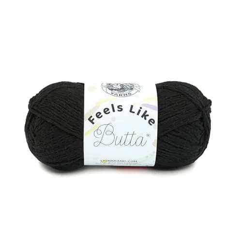 Lion Brand Yarn Feels Like Butta Yarn 100g | Velvety-Soft, Machine Washable, Ideal for Cozy Crochet & Knitting thumbnail 1