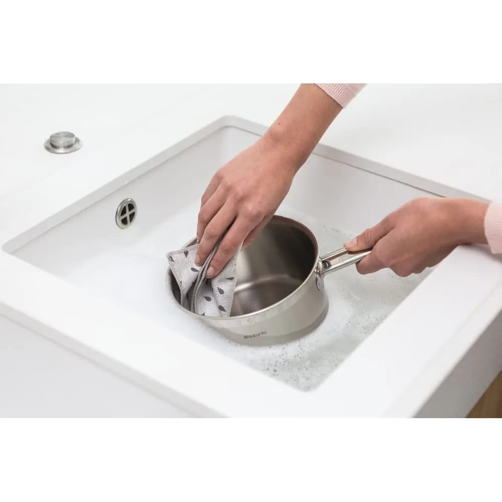 Brabantia Microfiber Dish Cloths 30cm x 30cm (12"x12") | Absorbent, Lint-Free Cleaning - view 2