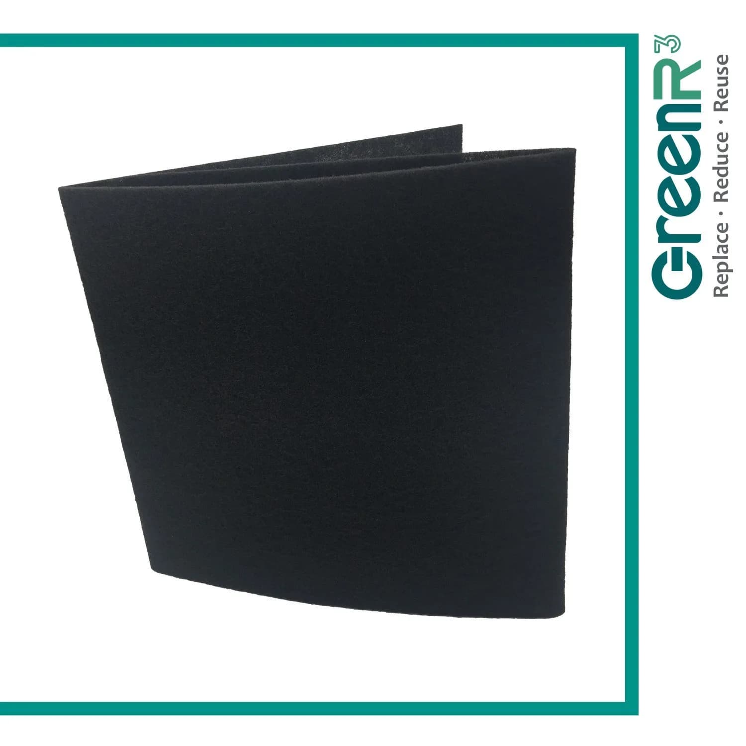 GreenR3 Cut-to-Fit Carbon Air Filter Pad 40.6cm x 121.9cm (16" x 48") | Odor & VOC Removal for HVAC & Purifiers - view 5