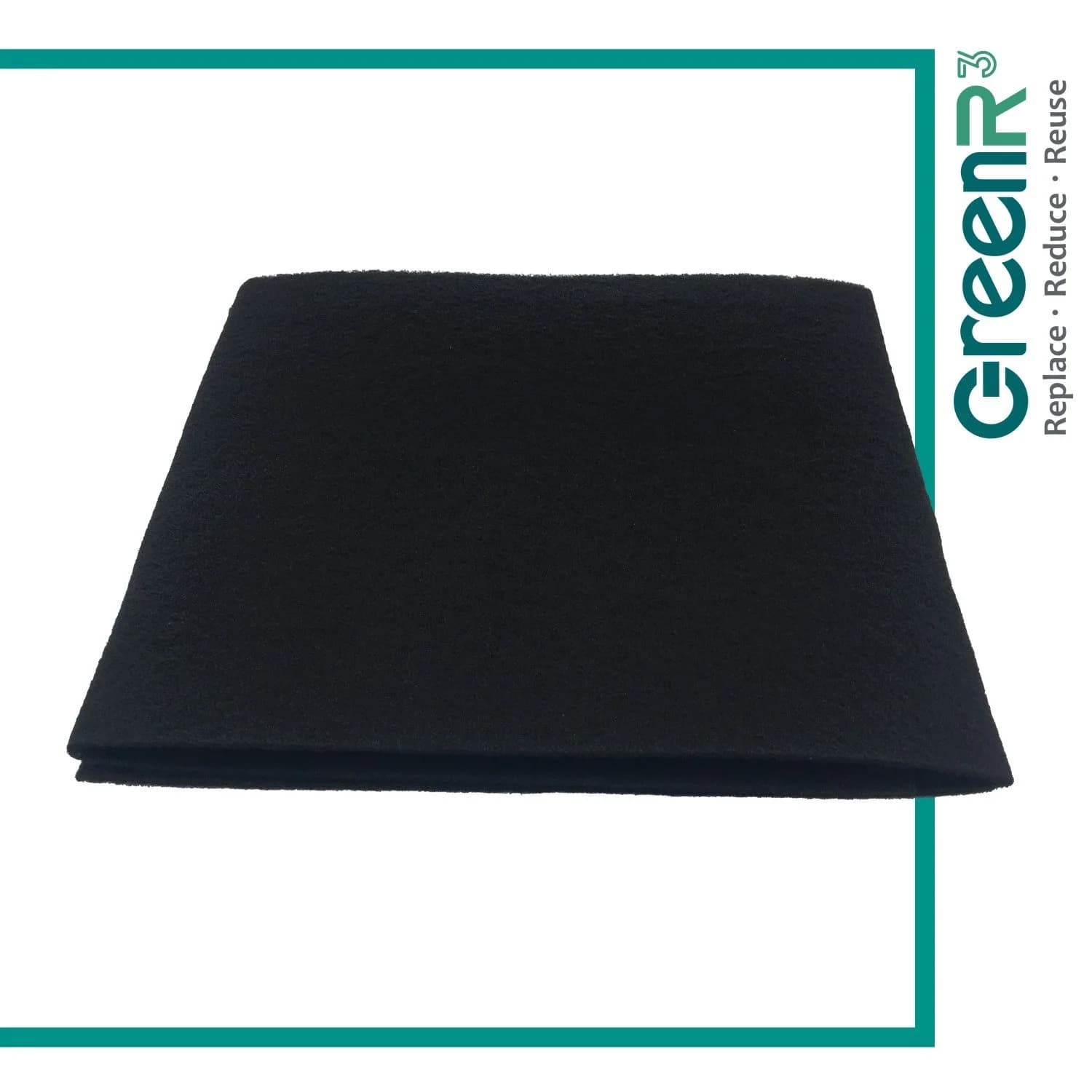 GreenR3 Cut-to-Fit Carbon Air Filter Pad 40.6cm x 121.9cm (16" x 48") | Odor & VOC Removal for HVAC & Purifiers - view 8
