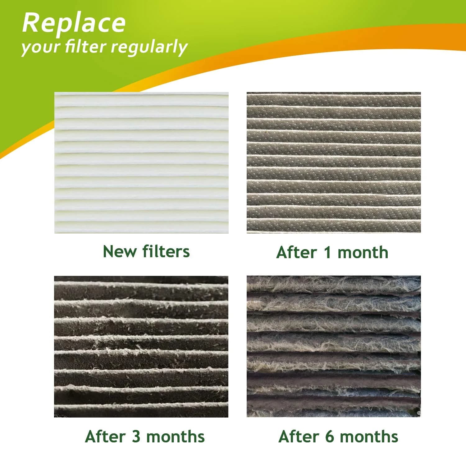 GreenR3 Cut-to-Fit Carbon Air Filter Pad 40.6cm x 121.9cm (16" x 48") | Odor & VOC Removal for HVAC & Purifiers - view 2