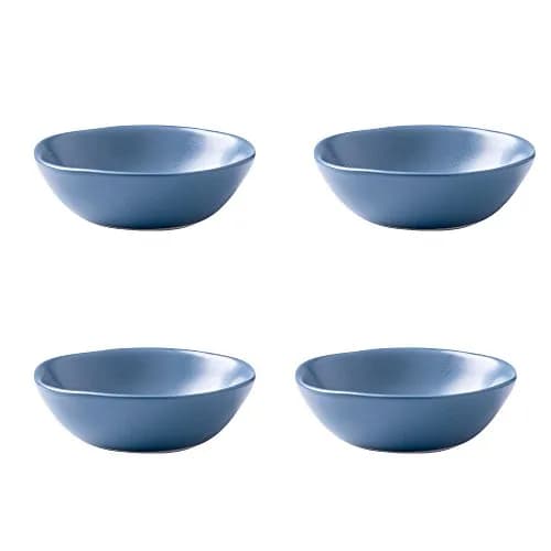 SOCOSY Classic Matte Ceramic Sauce Dishes Sushi Dipping Bowls with Irregular Edges | Elegant Kitchenware (70-120 chars) thumbnail 1